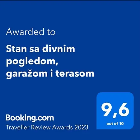 Stan Sa Divnim Pogledom, Garazom I Terasom Сараево
